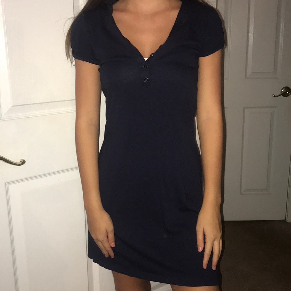 Navy T-shirt dress